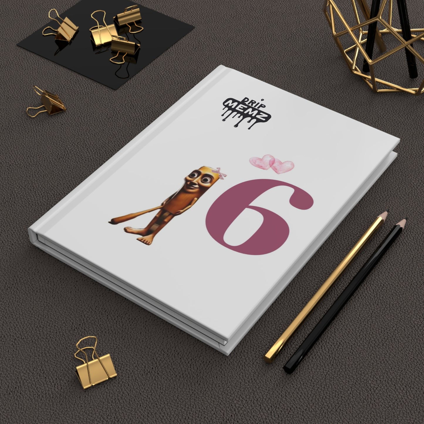 67 journal twin tung tung sahur triple T Character Hardcover Notebook brainrot