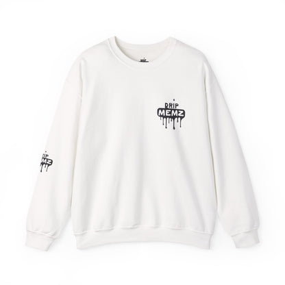 Drip Memz “ESSENTIALS — FEAR OF JOB” Signature Crewneck Sweatshirt | Premium Unisex Pullover