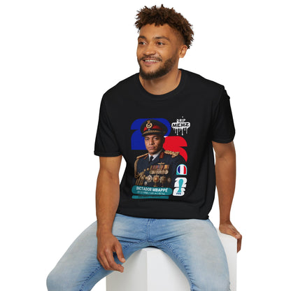 “Dictador Mbappé” Graphic T-Shirt — Funny Football Meme Tee