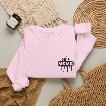 Drip Memz “ESSENTIALS — FEAR OF JOB” Signature Crewneck Sweatshirt | Premium Unisex Pullover