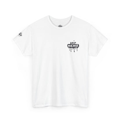 DripMemz Signature Embroidered T-Shirt — Premium Logo Tee