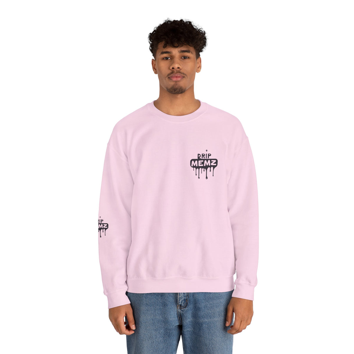 Drip Memz “ESSENTIALS — FEAR OF JOB” Signature Crewneck Sweatshirt | Premium Unisex Pullover