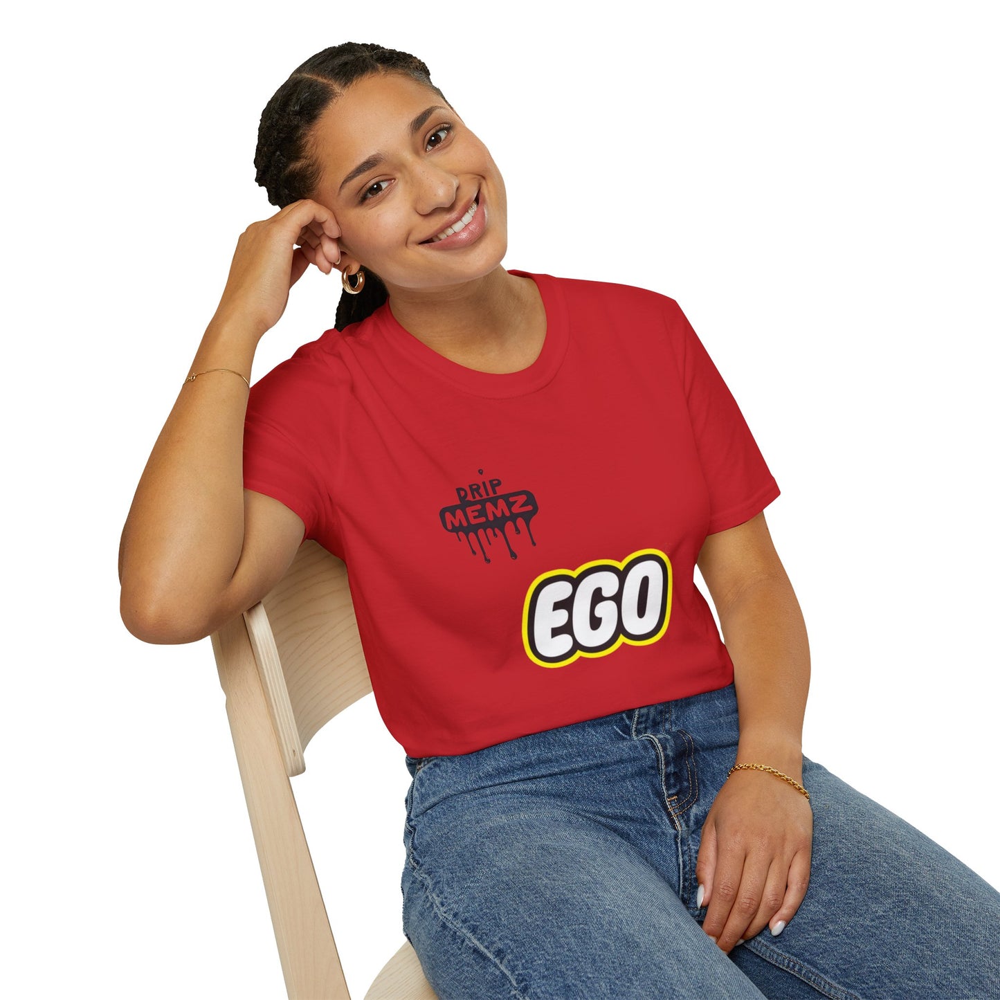 LEGO Style "EGO" Unisex soft cotton tee DRIP MEMZ™