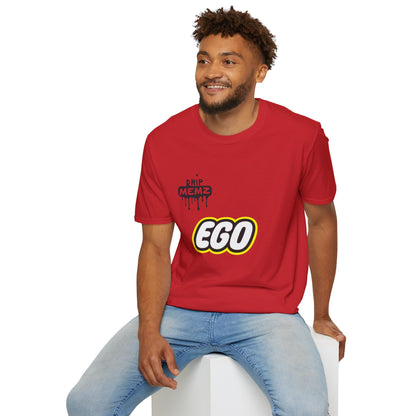 LEGO Style "EGO" Unisex soft cotton tee DRIP MEMZ™