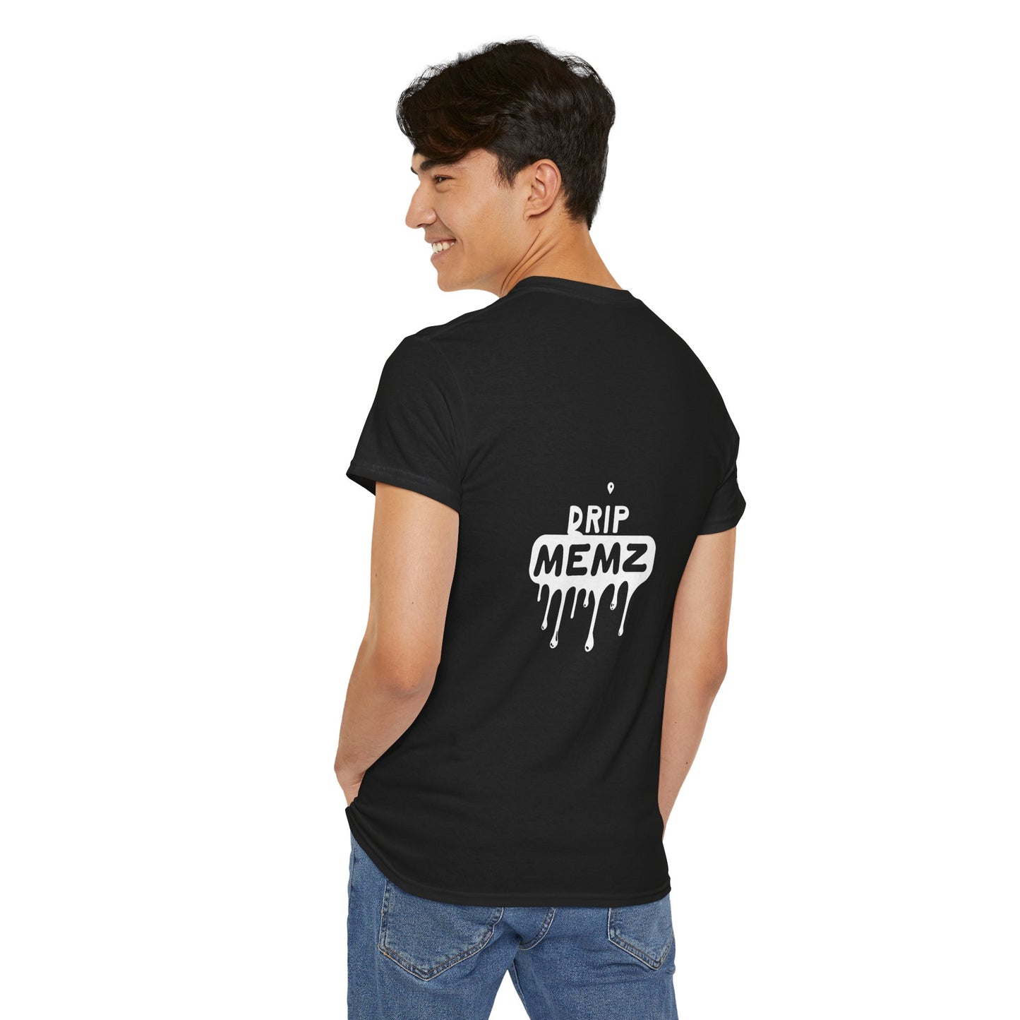 Why Is He Lying? Customizable Meme Tee — Custom Photo Drip MEMZ Graphic T-Shirt