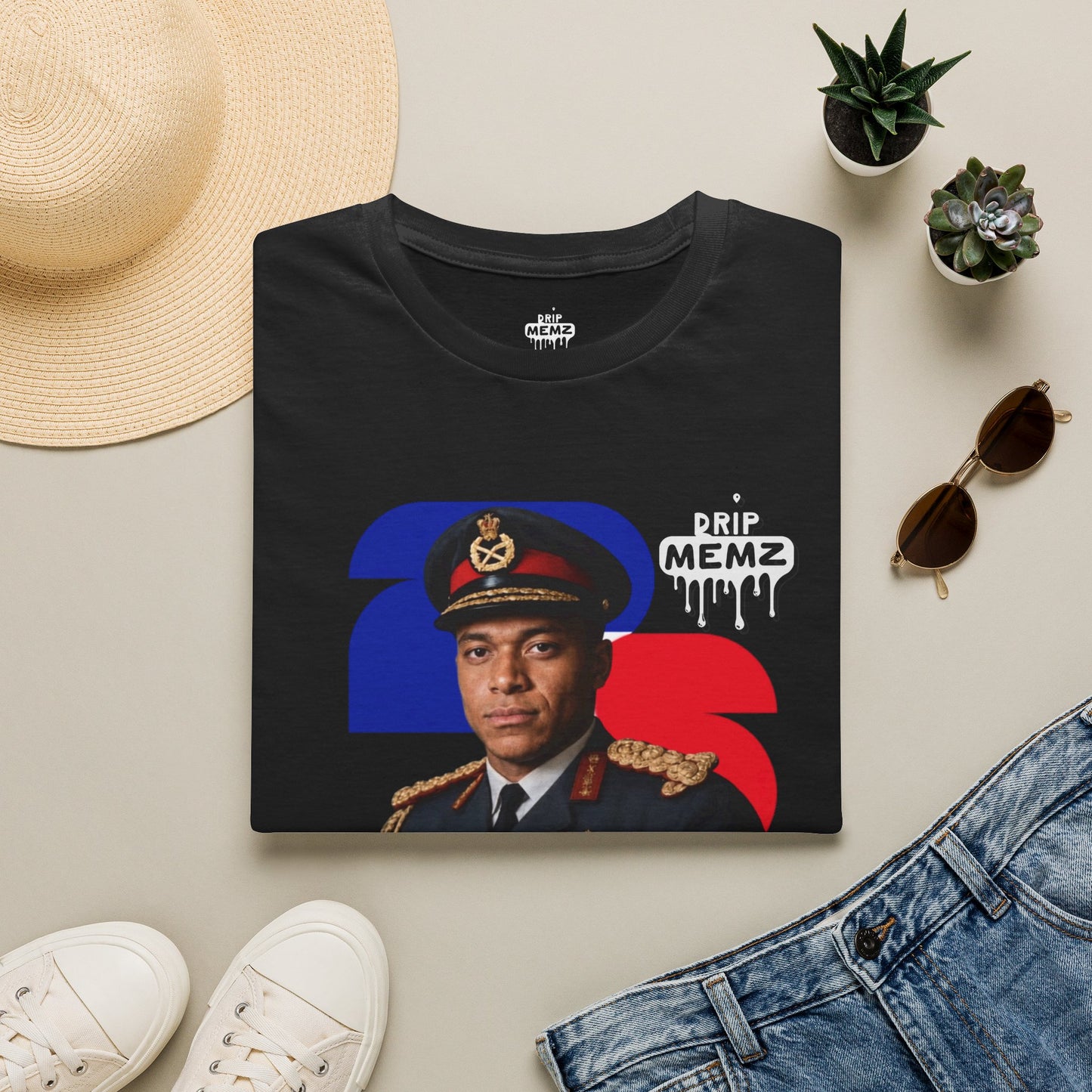 “Dictador Mbappé” Graphic T-Shirt — Funny Football Meme Tee