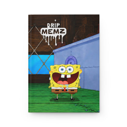 SpongeBob Drip Memz Hardcover notebook —spongbob Notebook