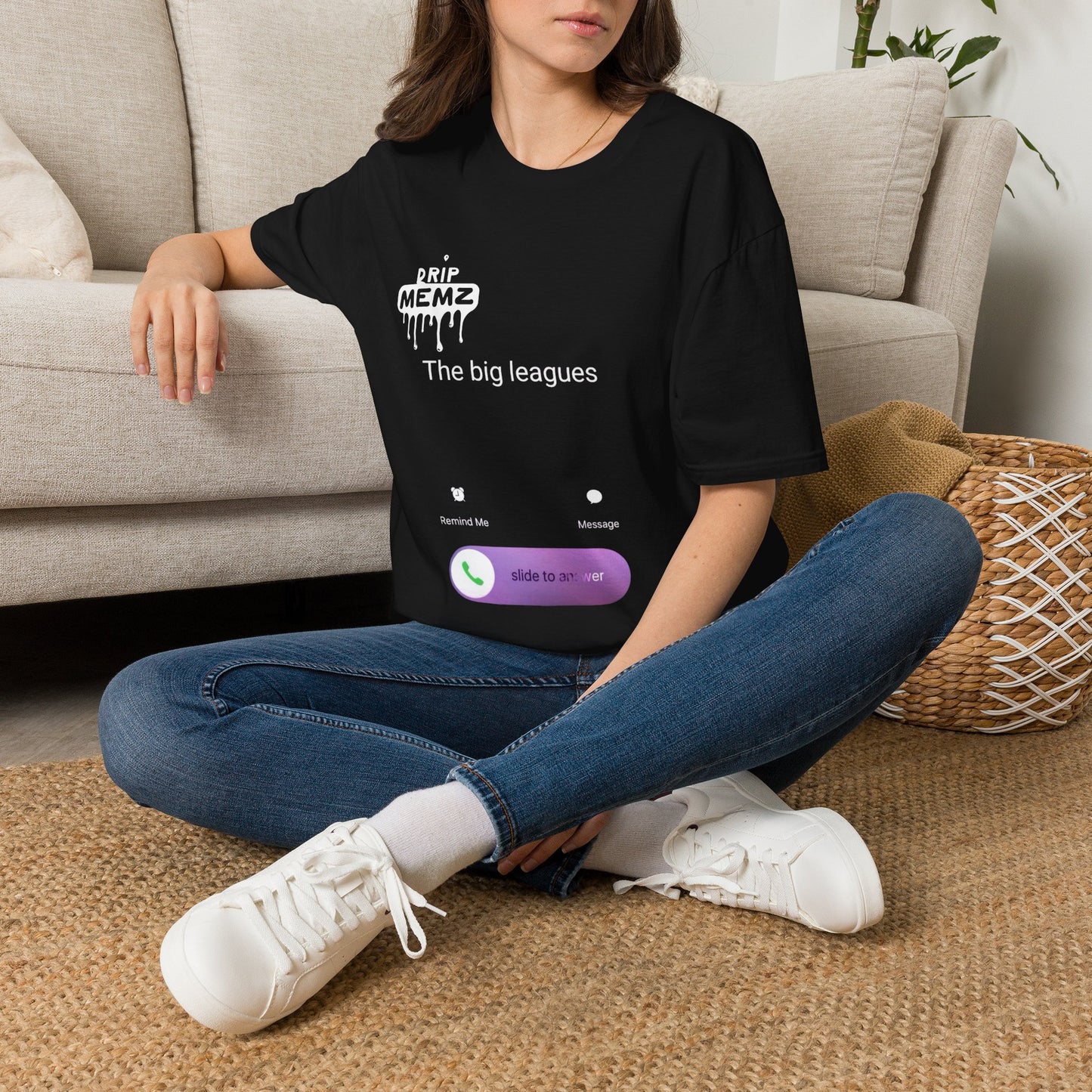 The Big Leagues' is calling Graphic Tee— 'Drip Memz' T-Shirt