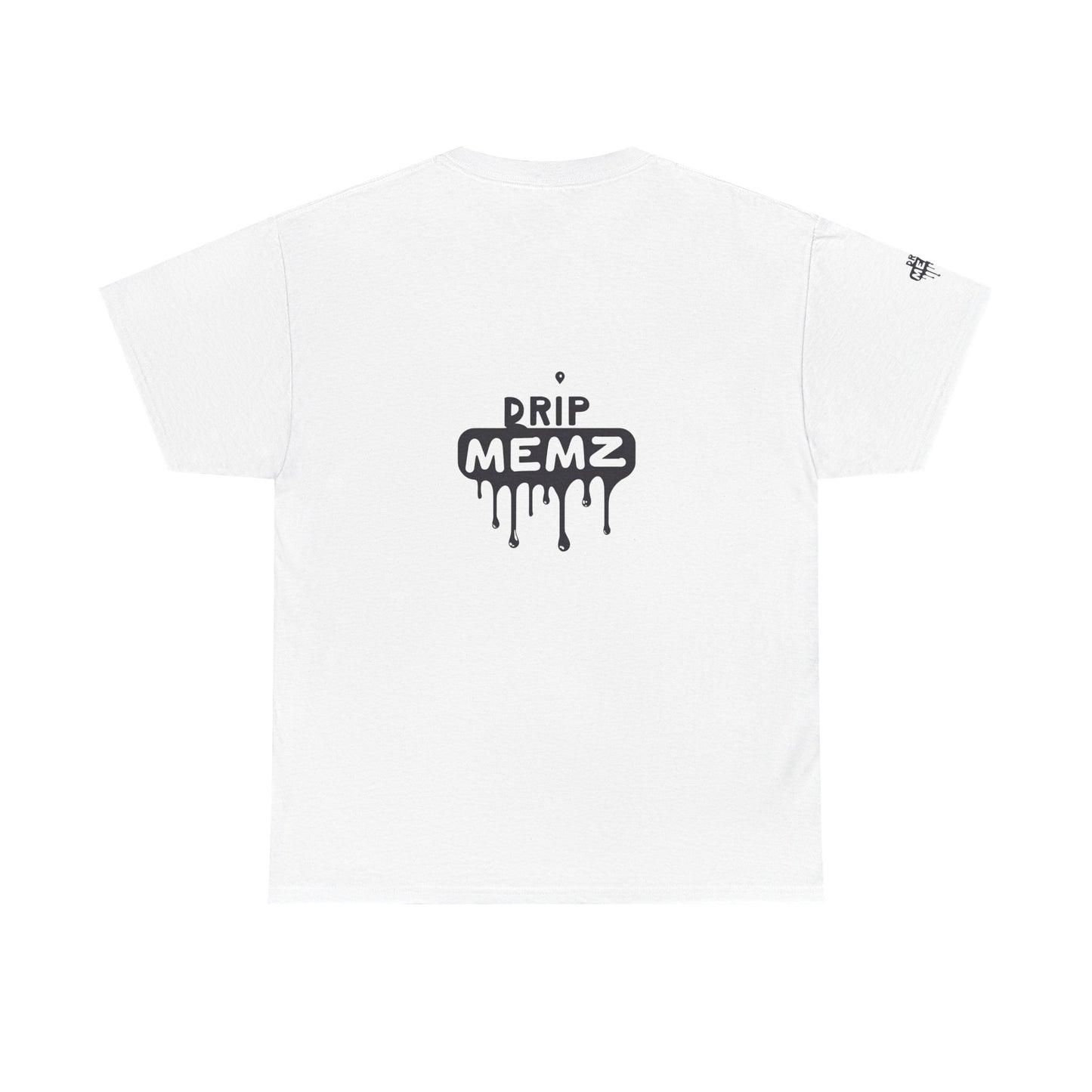 DripMemz Signature Embroidered T-Shirt — Premium Logo Tee