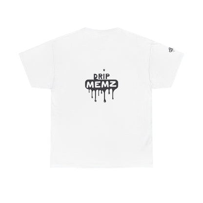 DripMemz Signature Embroidered T-Shirt — Premium Logo Tee