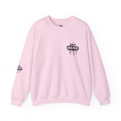 Drip Memz “ESSENTIALS — FEAR OF JOB” Signature Crewneck Sweatshirt | Premium Unisex Pullover