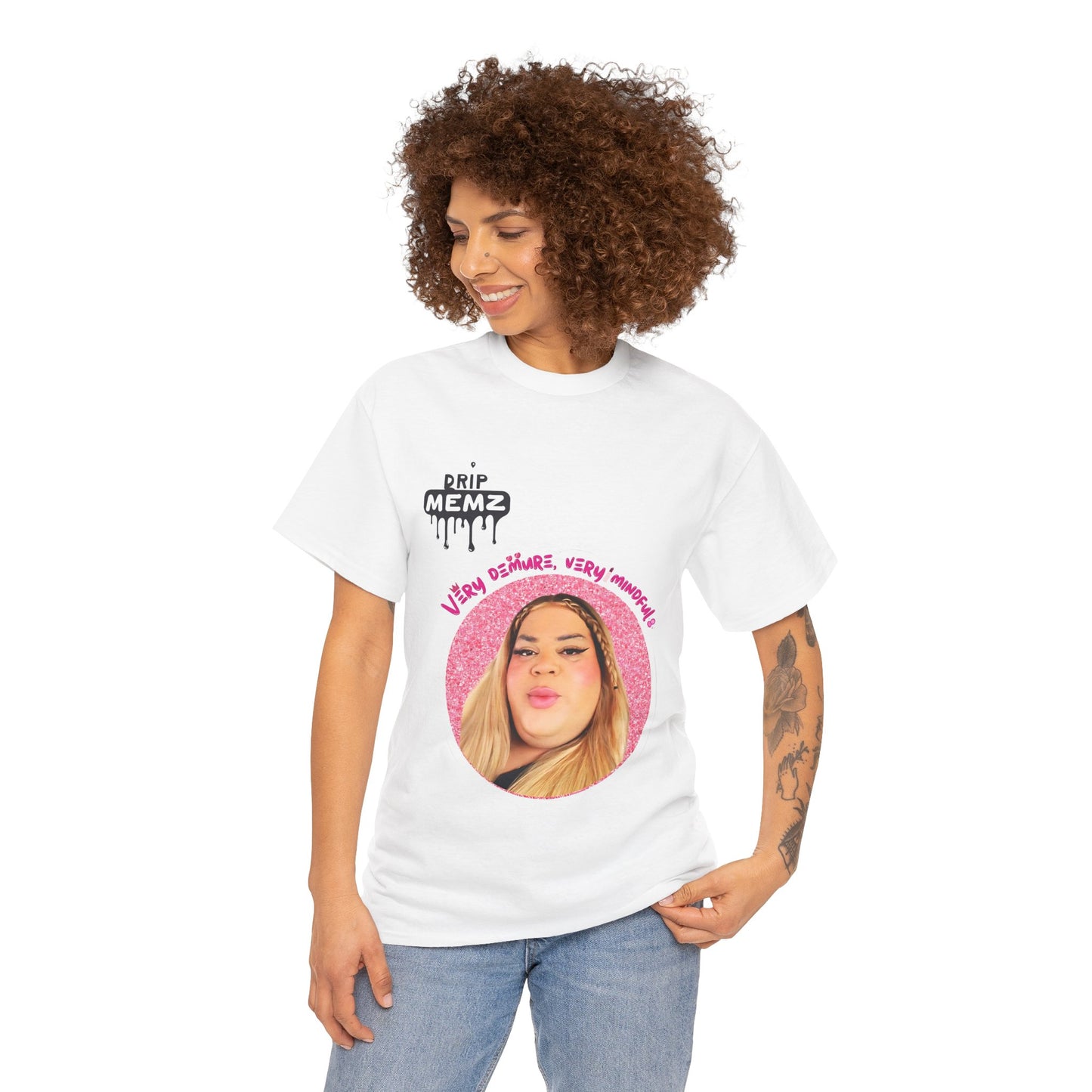 ''Very Demure, Very Mindful '' Unisex Tee