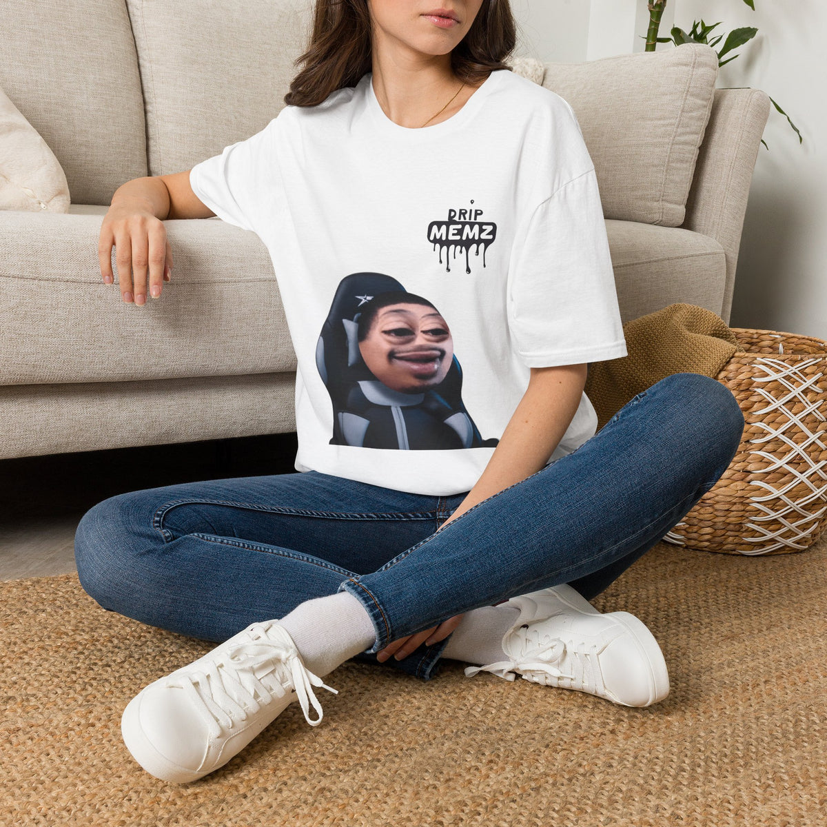 Flight Reacts Meme T-Shirt — Drip Memz Streamer Reaction Graphic Tee