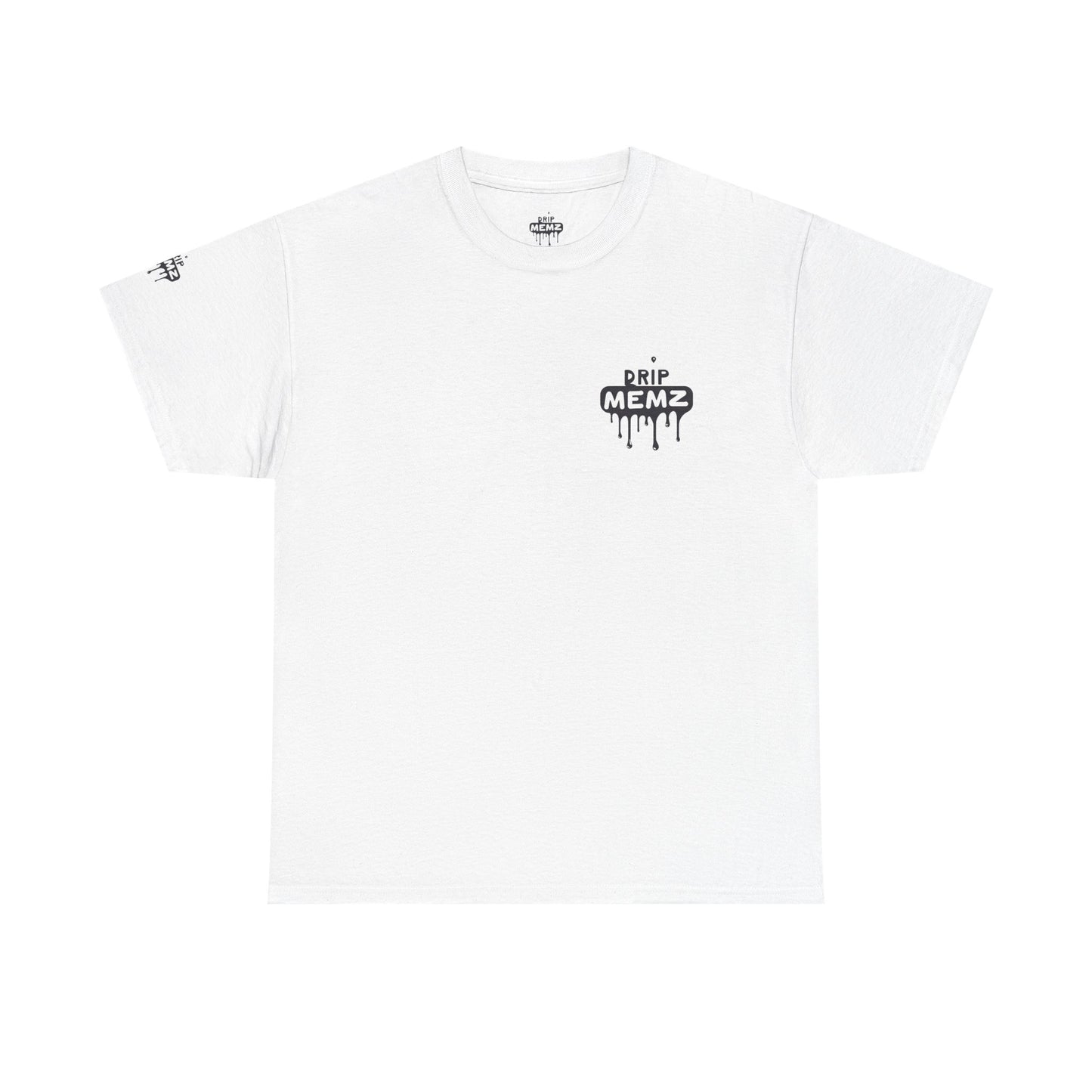 DripMemz Signature Embroidered T-Shirt — Premium Logo Tee