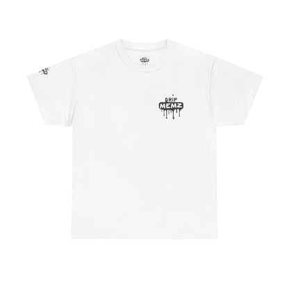 DripMemz Signature Embroidered T-Shirt — Premium Logo Tee