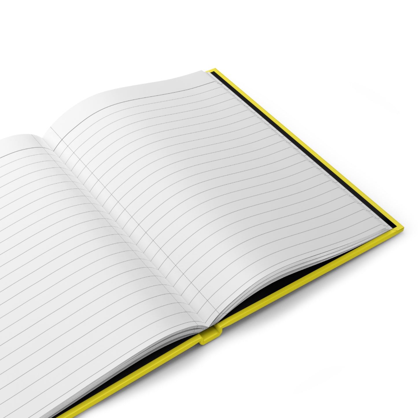 Hardcover Journal — 'Let's Quit' Funny Motivational Notebook (Yellow Matte)