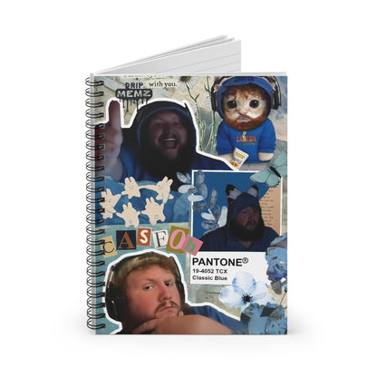 Spiral Notebook Blue Caseoh Design - Ruled Line