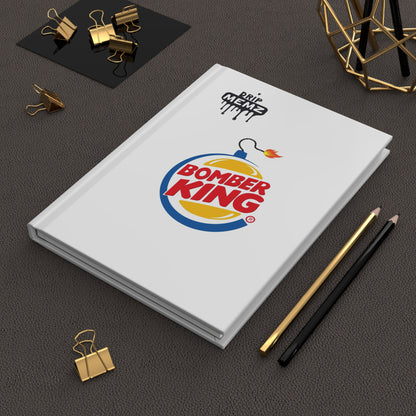 Bomber King Hardcover Journal — Drip Memz Logo Notebook
