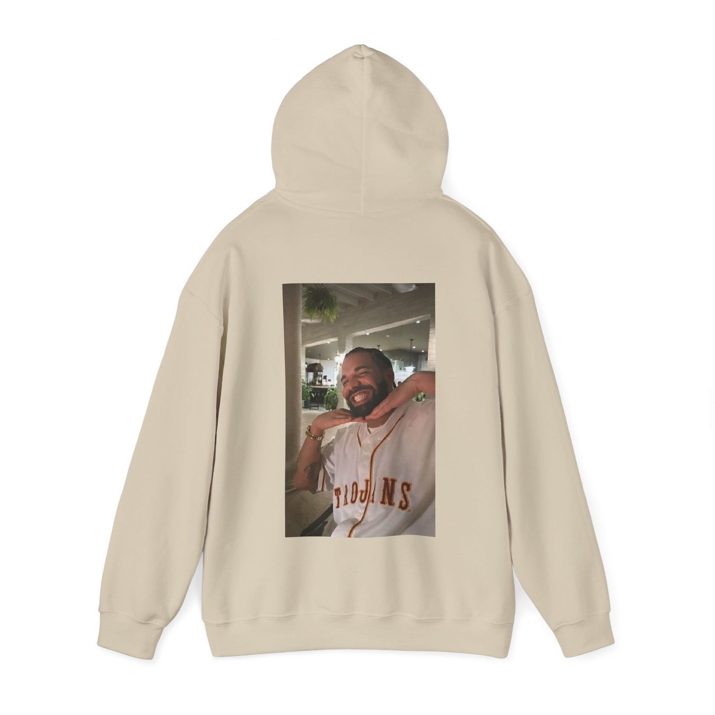 Drake Smiling Hoodie DRIP MEMZ™ Unisex Hooded Sweatshirt - Premium Release