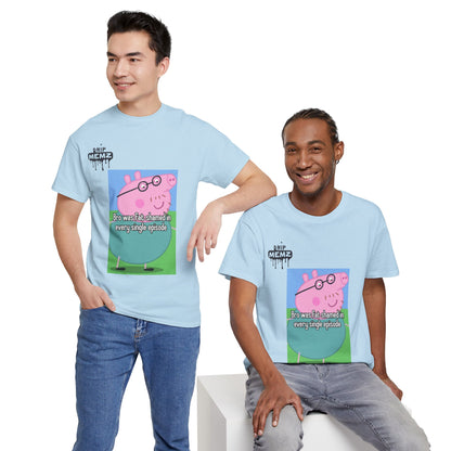 Daddy Pig Fat Shamed Tee - Unisex