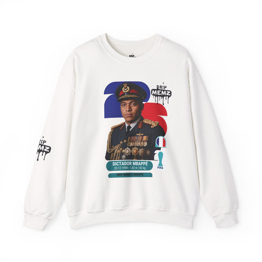 “Dictador Mbappé” 2026 Football World Cup Crewneck Sweatshirt — Pop Art Meme Pullover
