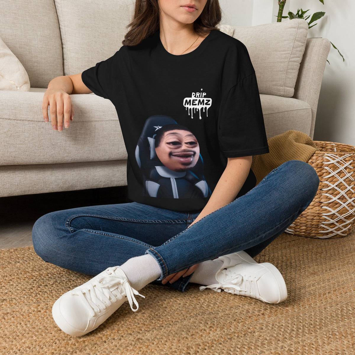 Flight Reacts Meme T-Shirt — Drip Memz Streamer Reaction Graphic Tee