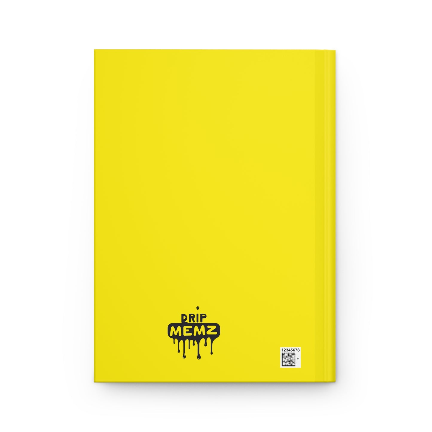 Hardcover Journal — 'Let's Quit' Funny Motivational Notebook (Yellow Matte)