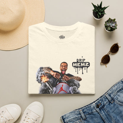 Flight Streamer Meme x Drip Memz T-Shirt — Retro Sneaker Car Graphic Tee