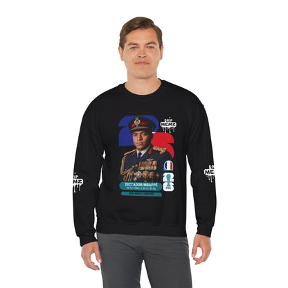 “Dictador Mbappé” 2026 Football World Cup Crewneck Sweatshirt — Pop Art Meme Pullover