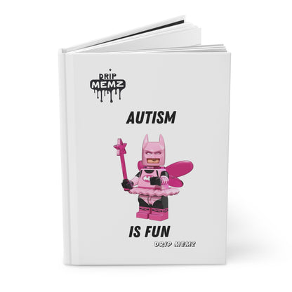 'Autism is Fun' School Notebook - Hardcover Journal Matte