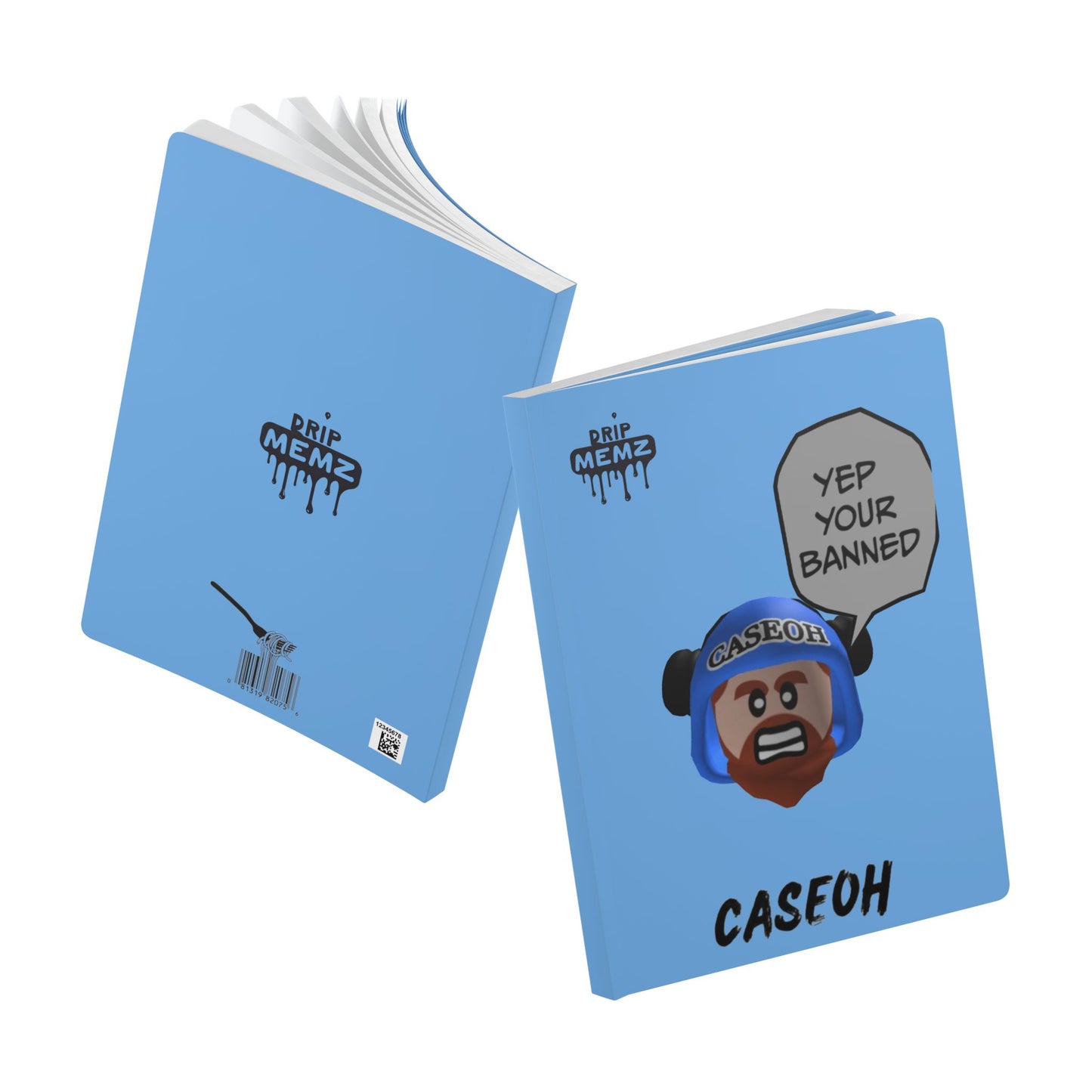 Caseoh "Yup, You’re Banned" School Journal DRIP MEMZ™ Unveiling Edition - Premium Design