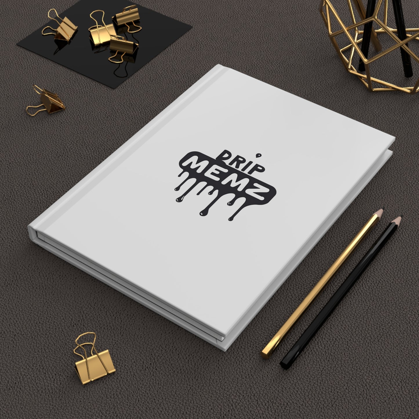 DripMemz Signature Notebook — Premium Logo Journal