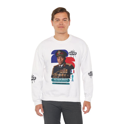 “Dictador Mbappé” 2026 Football World Cup Crewneck Sweatshirt — Pop Art Meme Pullover
