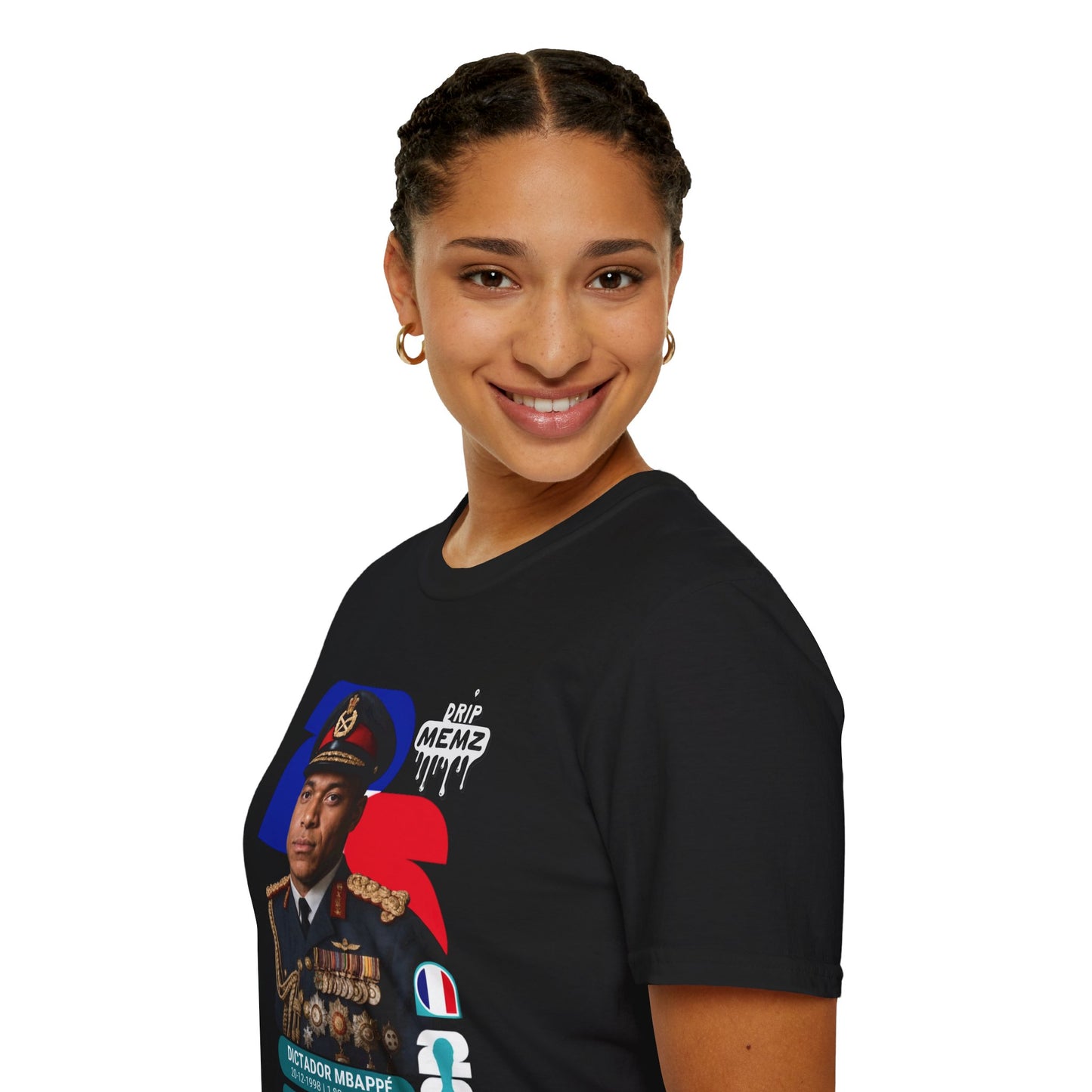 “Dictador Mbappé” Graphic T-Shirt — Funny Football Meme Tee
