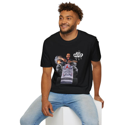Flight Streamer Meme x Drip Memz T-Shirt — Retro Sneaker Car Graphic Tee