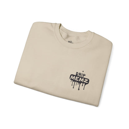Drip Memz “ESSENTIALS — FEAR OF JOB” Signature Crewneck Sweatshirt | Premium Unisex Pullover