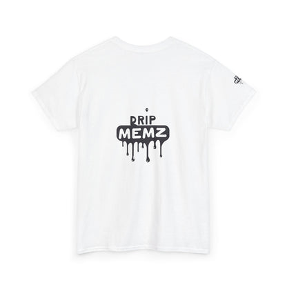 DripMemz Signature Embroidered T-Shirt — Premium Logo Tee