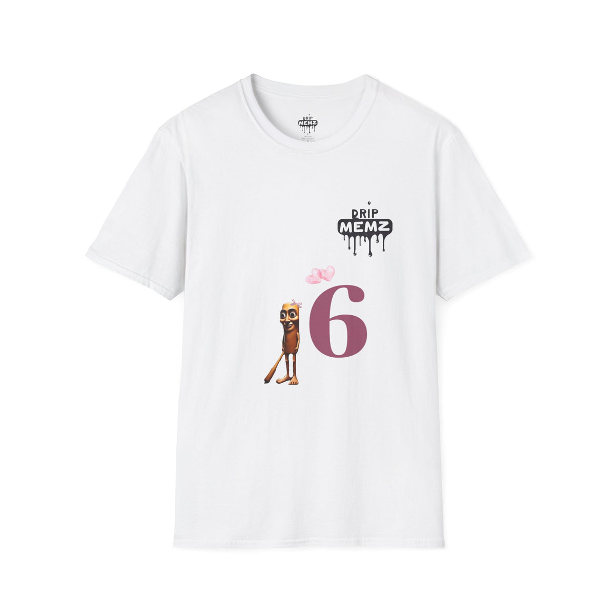 Copy of  67 journal number (6) twin tung tung sahur triple T Character T-Shirt brainrot