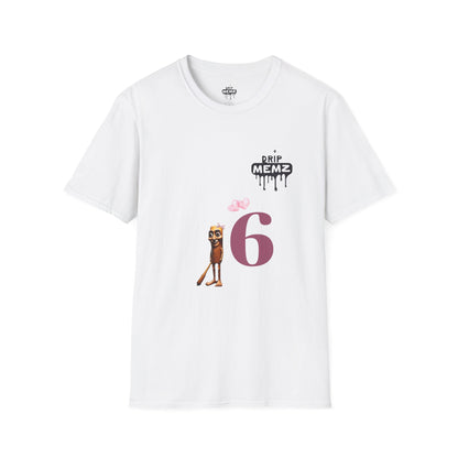 Copy of  67 journal number (6) twin tung tung sahur triple T Character T-Shirt brainrot