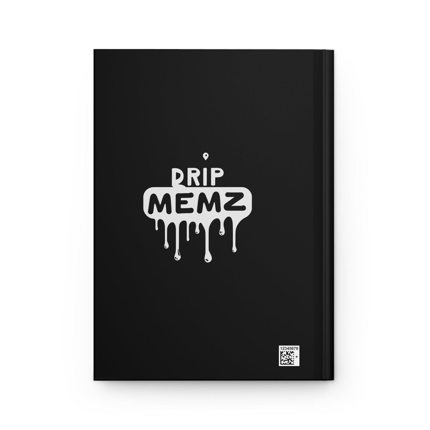 Drip Memz 'The Big Leagues' school notebook  — Matte Black Notebook