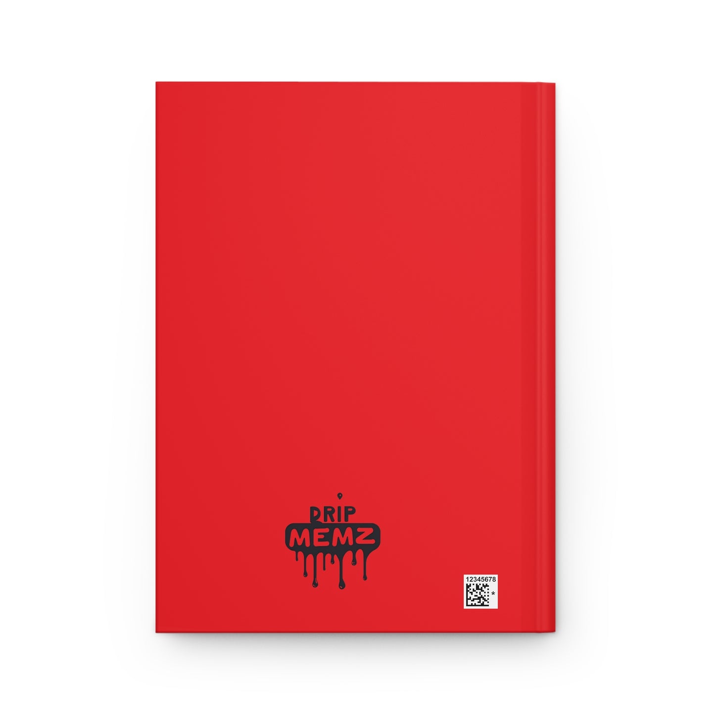EGO Hardcover Journal — Bold Red Matte Notebook for Self-Reflection & Creative Notes
