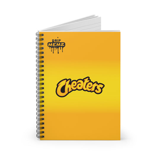 Spiral Notebook - Cheetos Style 'Cheaters' Ruled Line DRIP MEMZ™